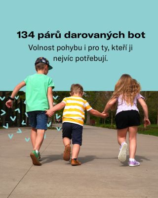 Příliš malé pro běžný prodej, ale dost důležité na to, aby stály za nový začátek. 👣 134 párů našich barefoot bot našlo...